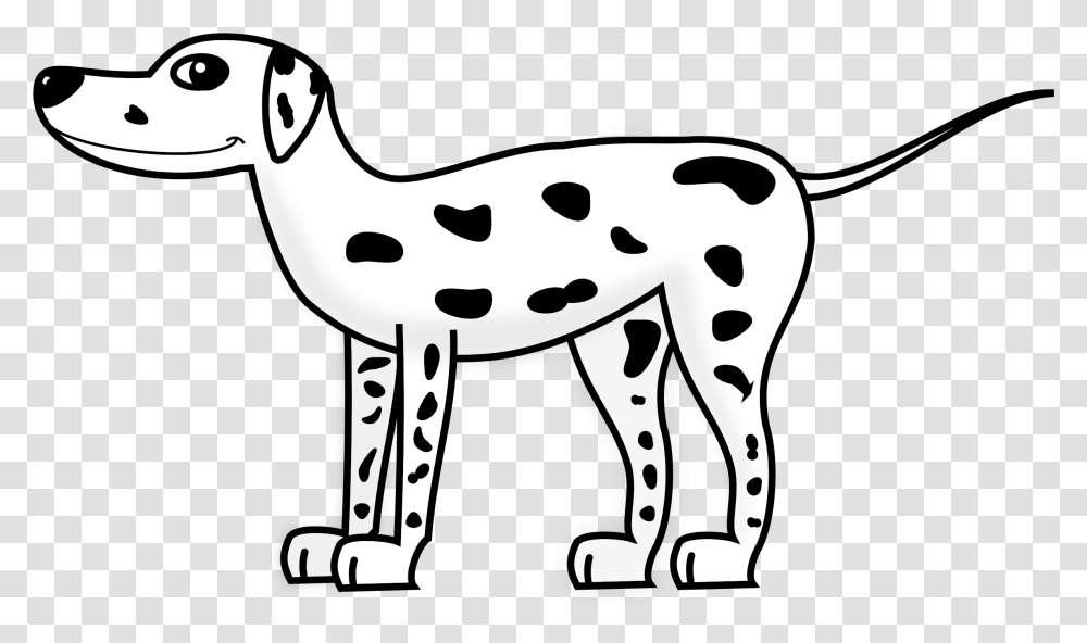 Dalmatian Dog Puppy The Hundred And One Dalmatians Dalmatian Clipart Black And White, Mammal, Animal, Pet, Canine Transparent Png