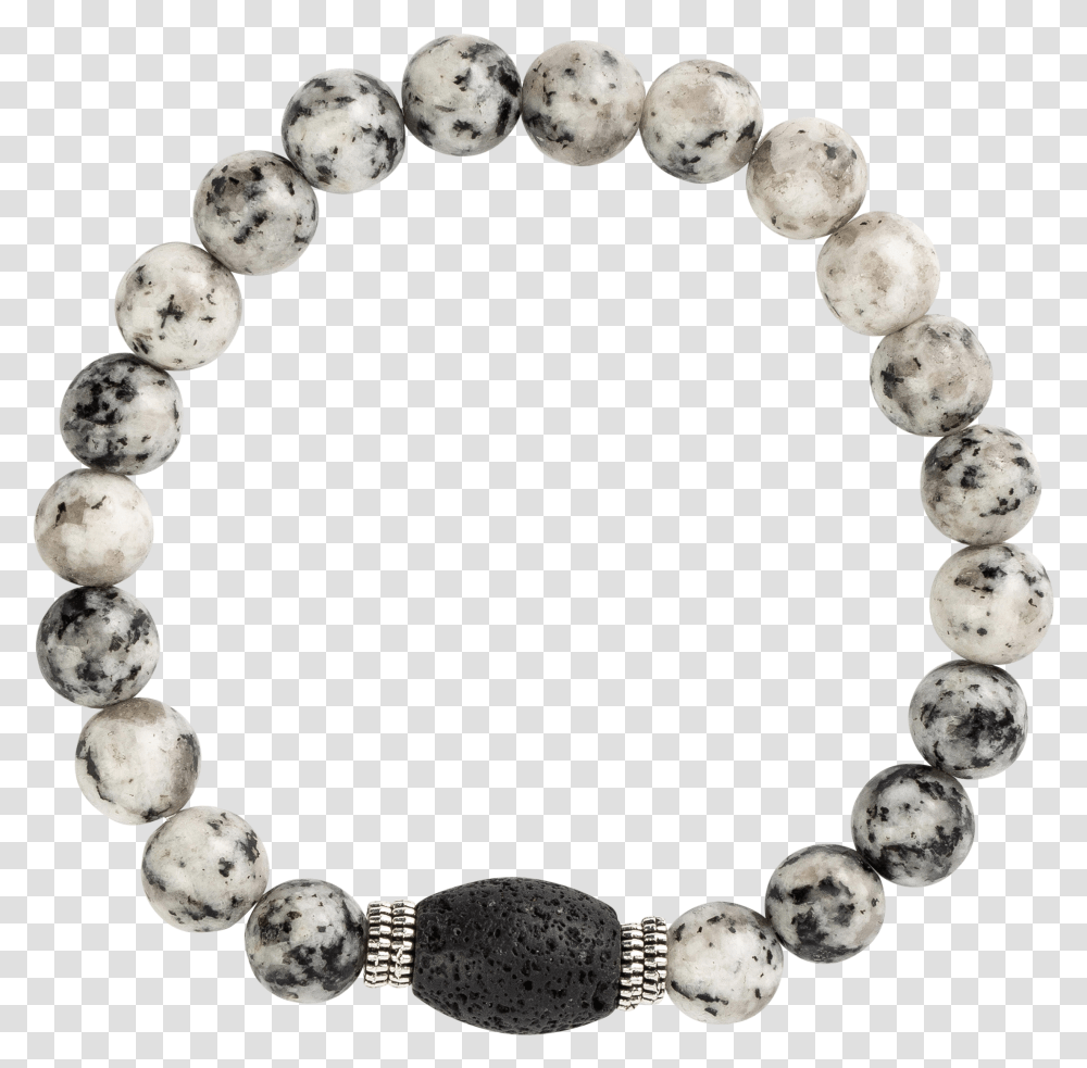 Dalmation Stones Oblong Lava Bead Necklace, Accessories, Accessory, Jewelry, Bracelet Transparent Png