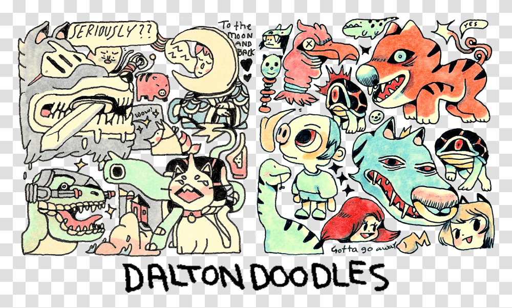 Dalton Doodles Online Shop Dalton Doodles, Label, Sticker Transparent Png
