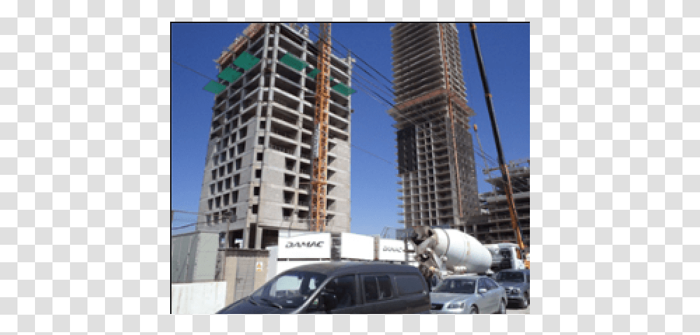 Damac Properties En Construction, Car, Vehicle, Transportation, High Rise Transparent Png