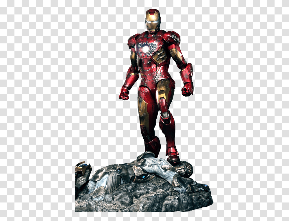 Damaged Best Pose Hot Toys Iron Man, Armor, Robot, Plant, Person Transparent Png