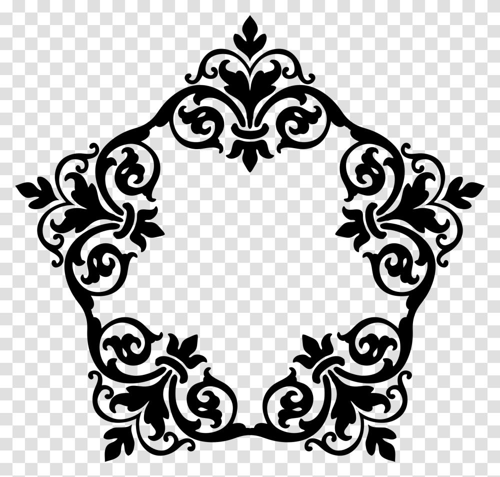 Damask Frame Icons, Gray, World Of Warcraft Transparent Png