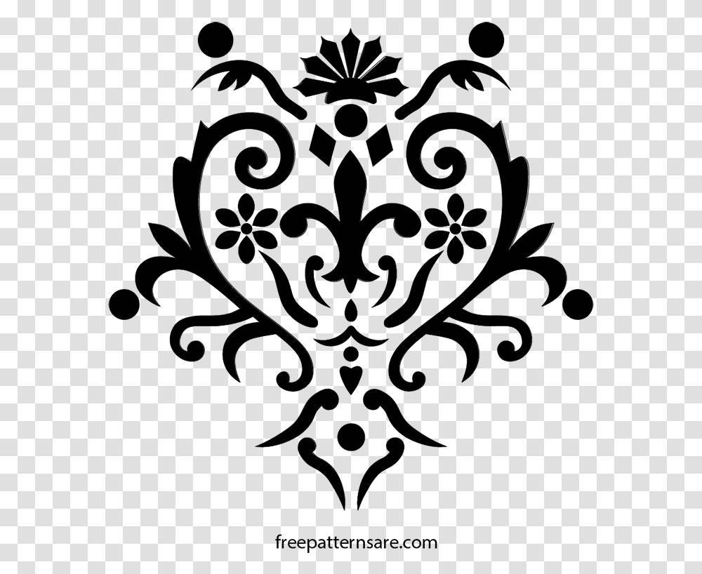 Damask Pattern Free For Commercial Use, Gray, World Of Warcraft Transparent Png