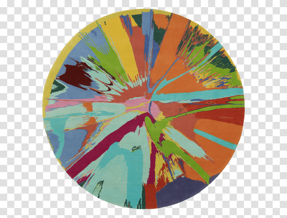 Damien Hirst Famous Paintings, Disk, Rug, Dvd, Screen Transparent Png