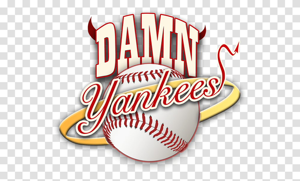 Damn Yankees Broadway Logo, Team Sport, Sports, Baseball, Softball Transparent Png