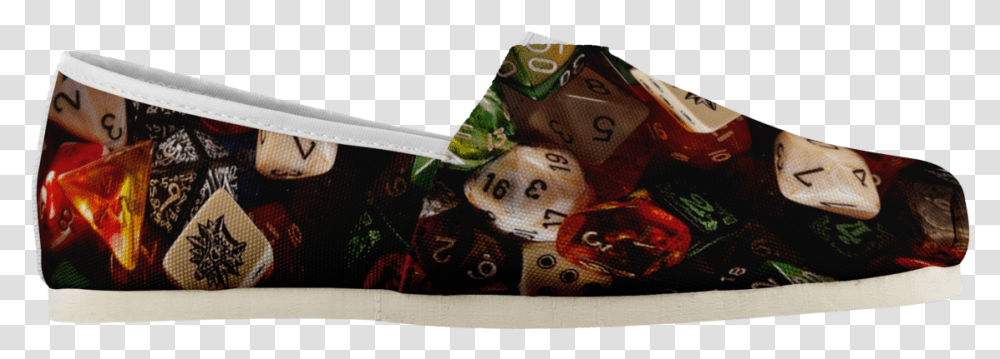Dampd Dice Shoes Canvas Dungeons And Dragons Slip On Clog, Purse, Accessories, Accessory, Tie Transparent Png