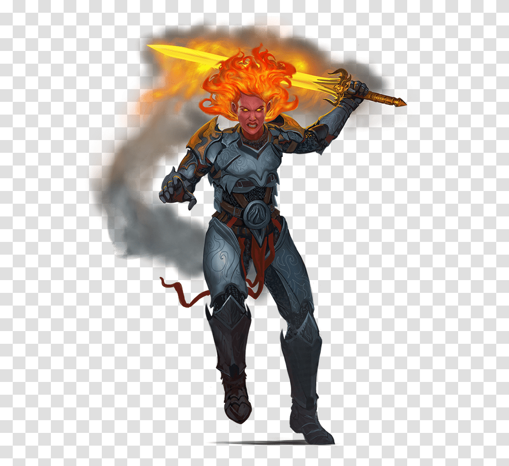 Dampd Female Fire Giant, Person, Costume, Sweets, People Transparent Png