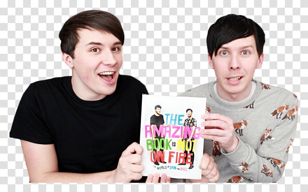 Dan And Phil 2015, Person, Face, Finger, Advertisement Transparent Png