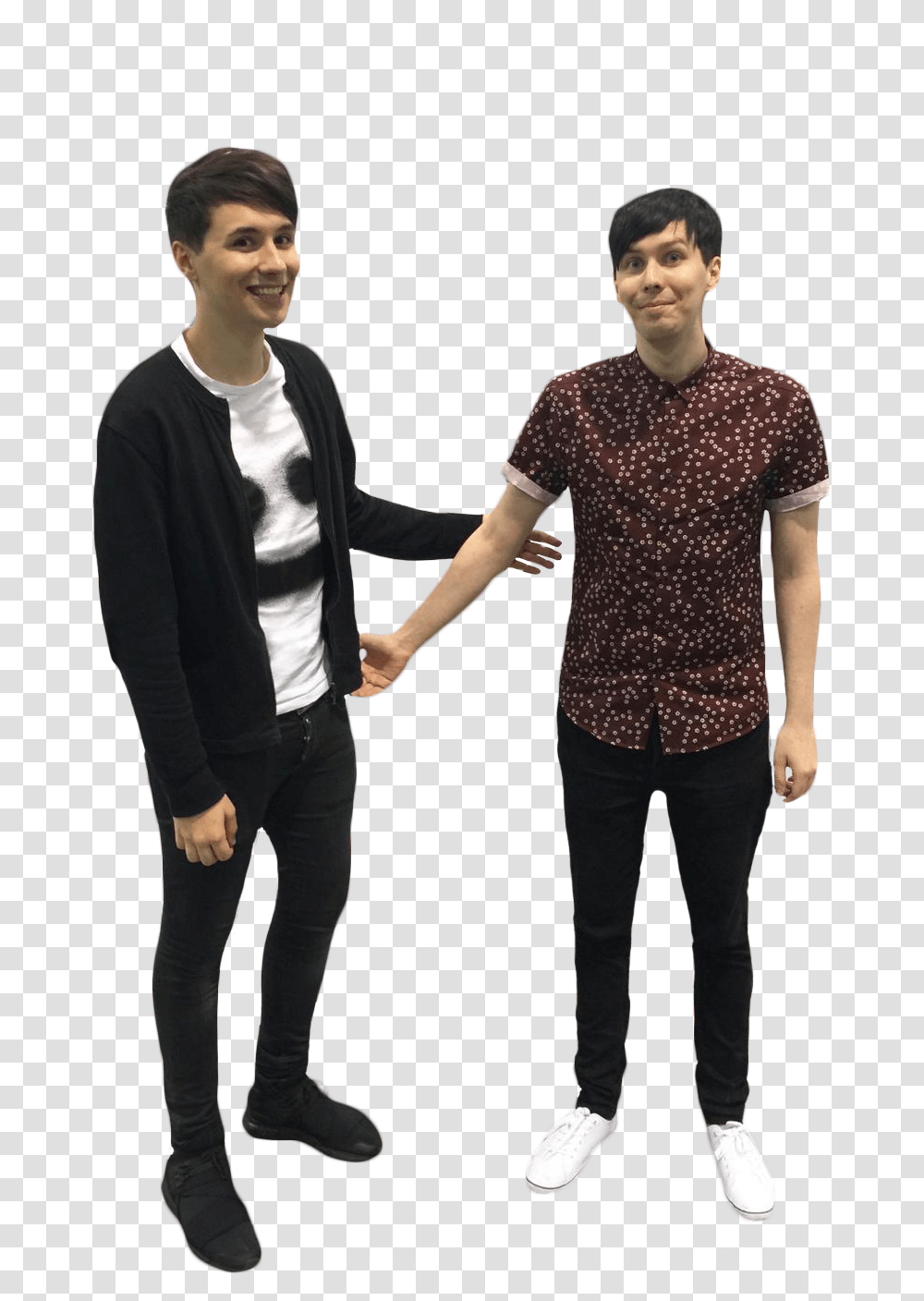 Dan And Phil Meet And Greet Vidcon, Sleeve, Person, Long Sleeve Transparent Png