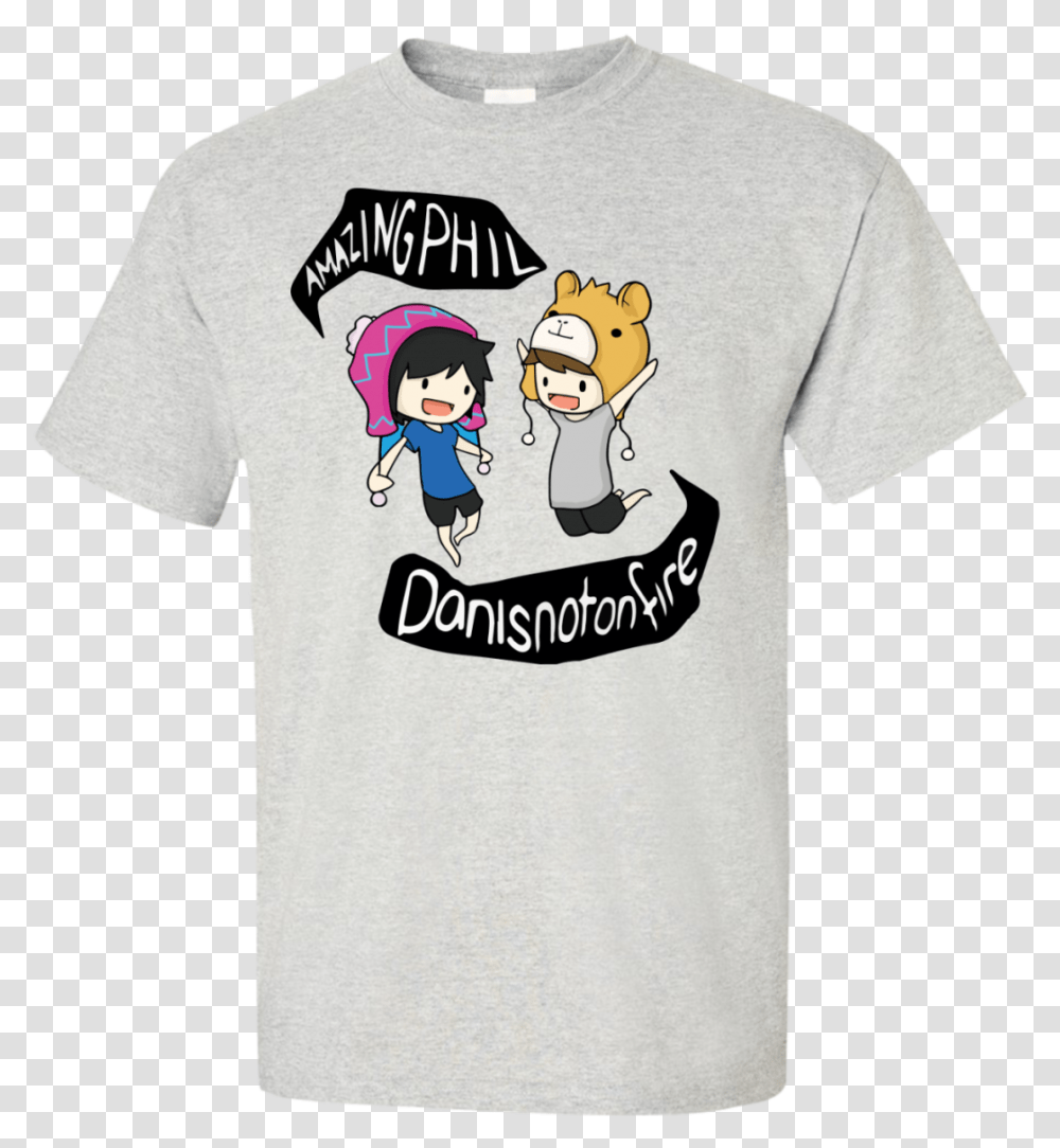 Dan And Phil T Shirt Design, Apparel, T-Shirt, Sleeve Transparent Png
