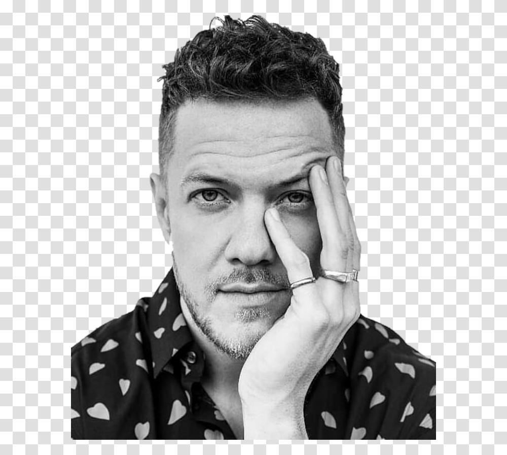 Dan Reynolds From Imagine Dragons Dan Reynolds Gay Times, Face, Person, Portrait, Photography Transparent Png