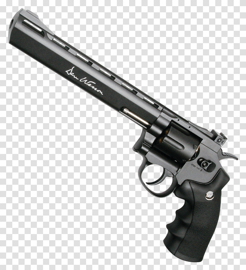 Dan Wesson 8 Revolver, Gun, Weapon, Weaponry, Handgun Transparent Png