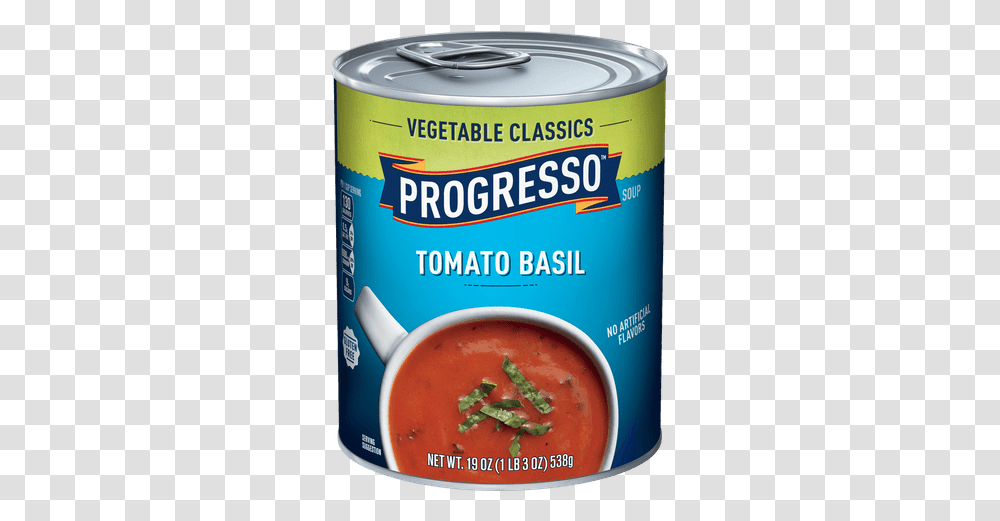 Dan White Progresso Soup Tomato Basil, Bowl, Meal, Food, Dish Transparent Png