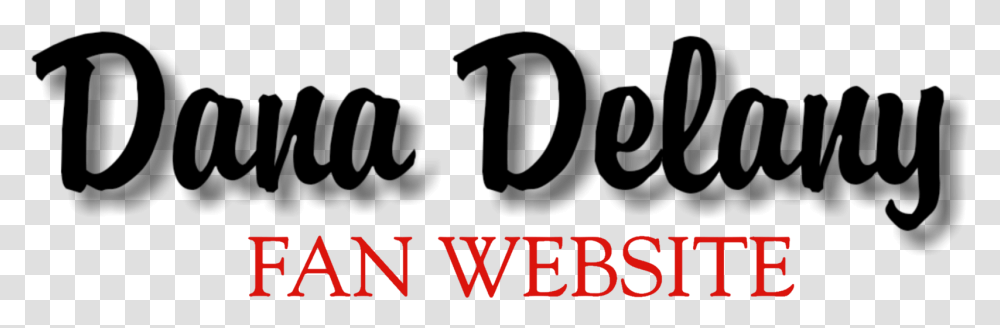 Dana Delany Fan Website Calligraphy, Alphabet, Logo Transparent Png