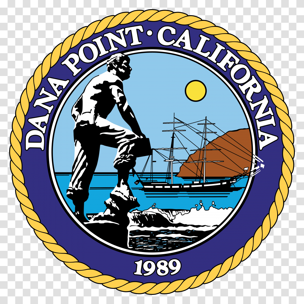 Dana Point Seal Vector, Logo, Trademark, Person Transparent Png