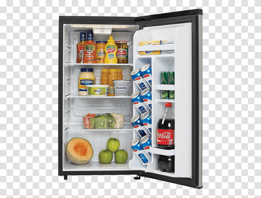 Danby Contemporary Classic Compact Refrigerator, Appliance, Beverage, Bread, Food Transparent Png