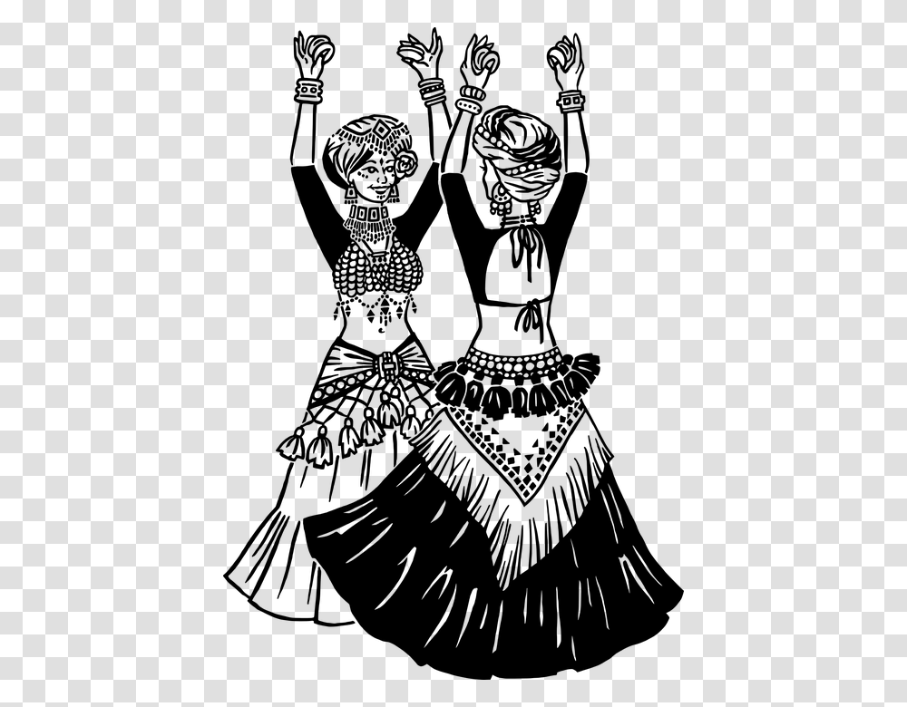 Dance Belly Dance Turban Cymbals Women Jewellery Turn, Gray, World Of Warcraft Transparent Png