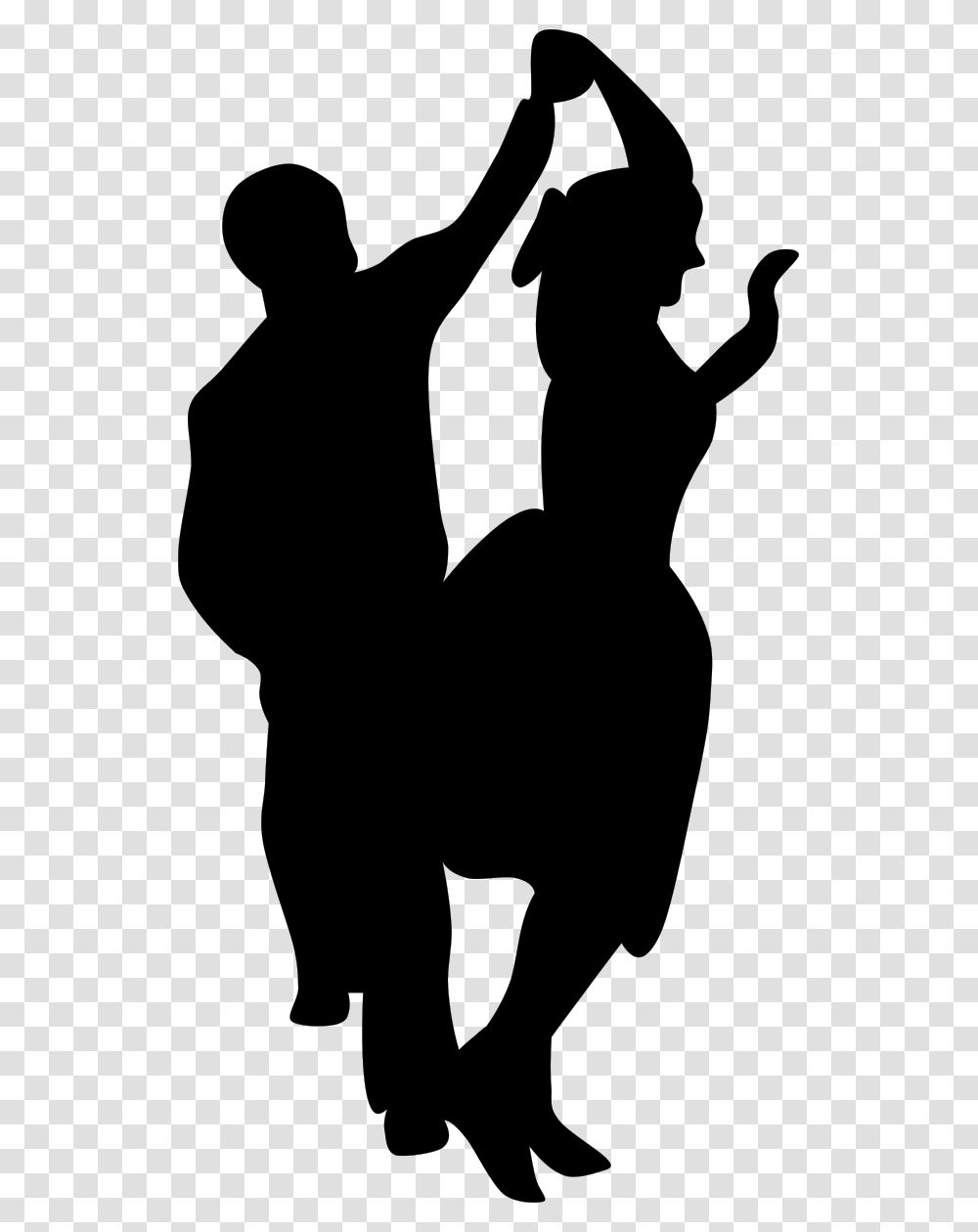 Dance Couple Clipart Silhouette, Gray, World Of Warcraft Transparent Png