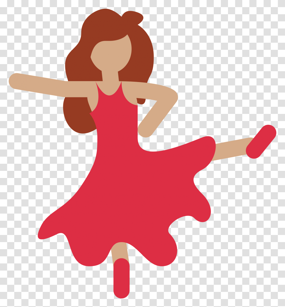 Dance Emoji Download Dancing Girl Emoji, Dance Pose, Leisure Activities, Performer, Flamenco Transparent Png