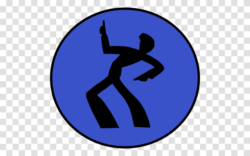 Dance Icon Svg Clip Arts Silhouette Man Dance, Person, Sport, People Transparent Png