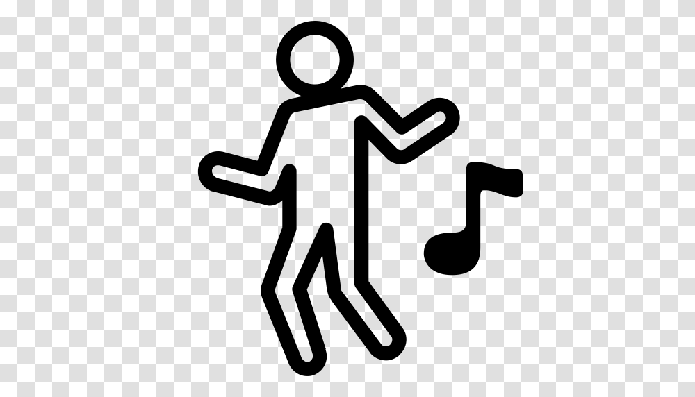 Dance Linear Dancer Icon With And Vector Format For Free, Gray, World Of Warcraft Transparent Png
