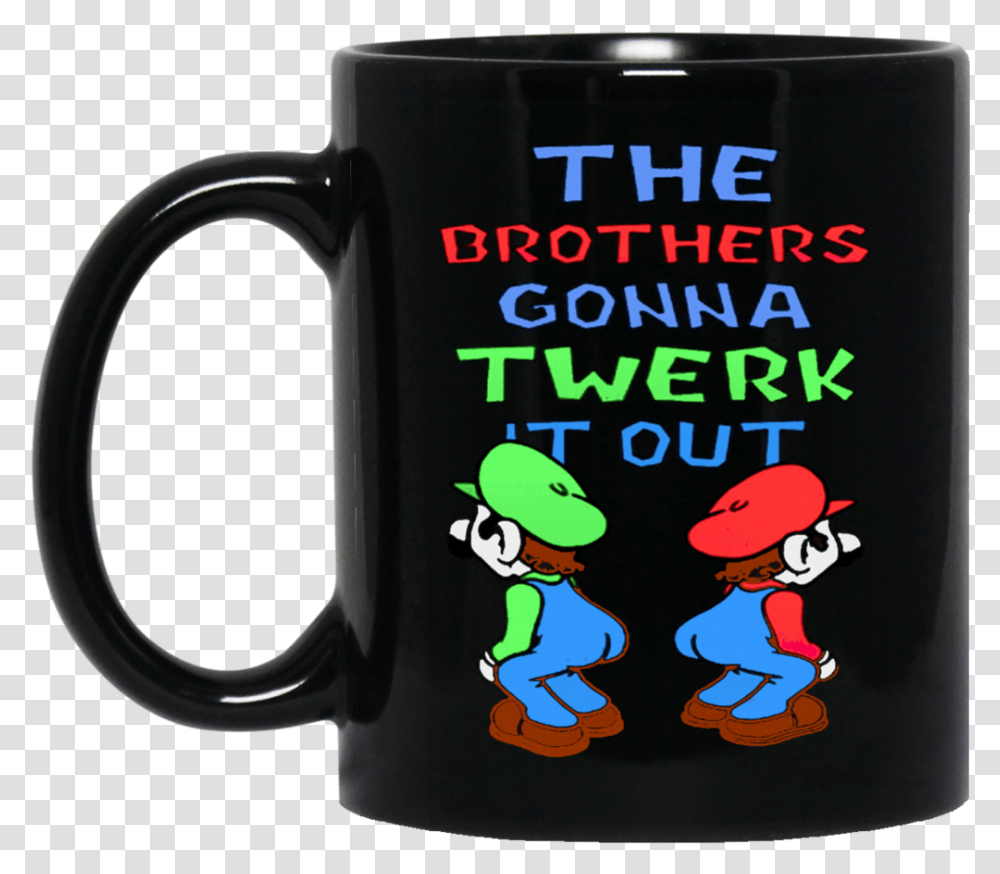 Dance Mario Twerk Mug The Brothers Gonna Twerk It Out Hallmark Christmas Movie Mug, Coffee Cup, Latte, Beverage, Drink Transparent Png