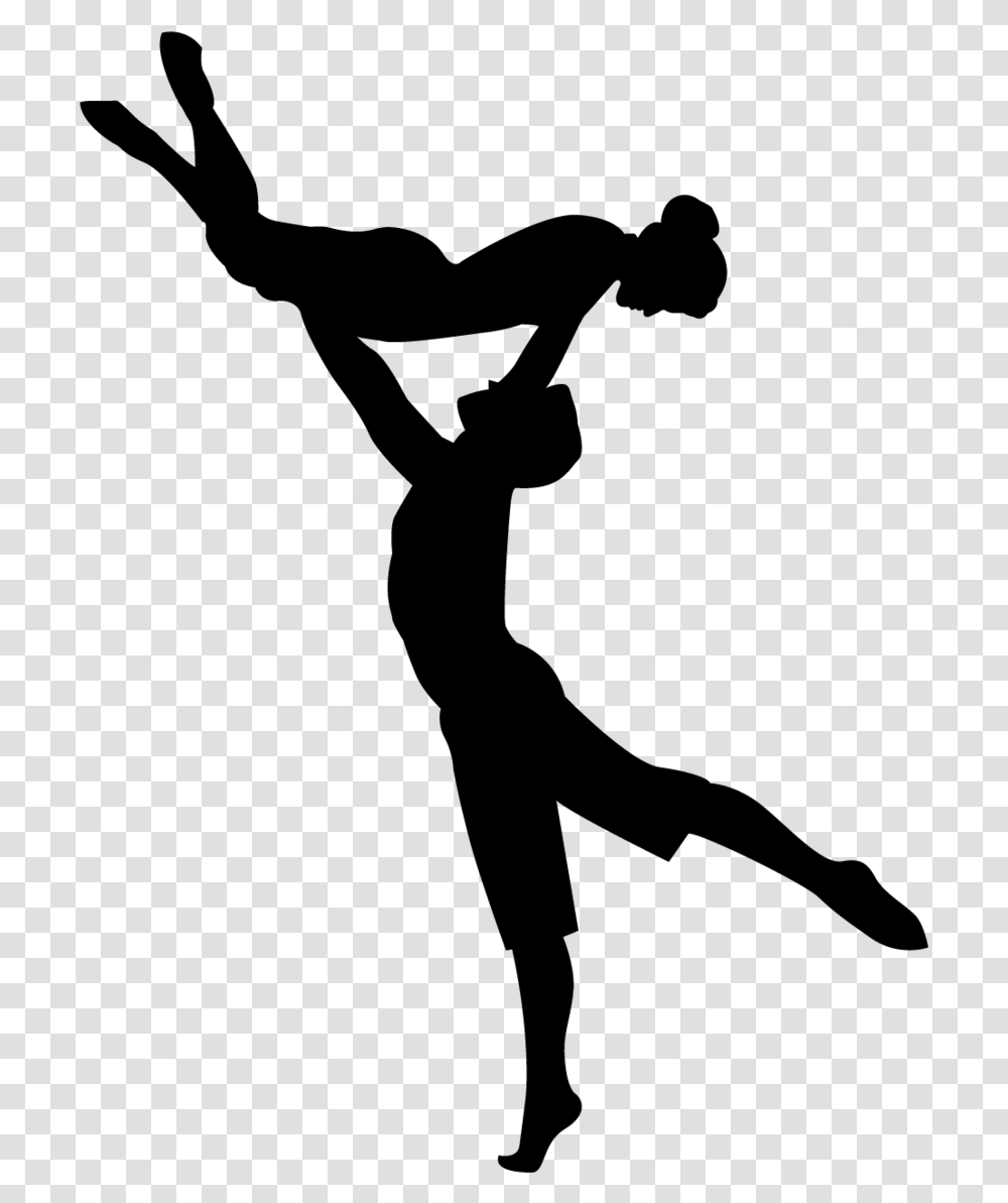 Dance Mission Dance Studio Ballet Dancer Contemporary Dance Silhouette, Gray Transparent Png