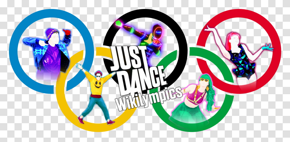 Dance Party Clipart Olympic Rings, Person, Advertisement, Poster Transparent Png