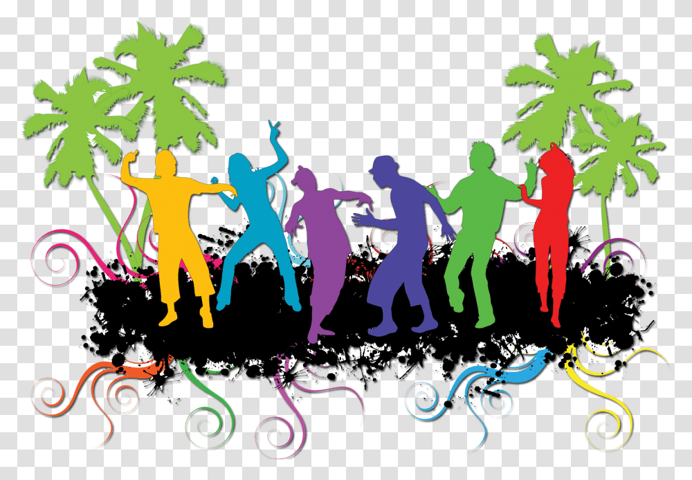 Dance Party Clipart, Person, People, Leisure Activities Transparent Png
