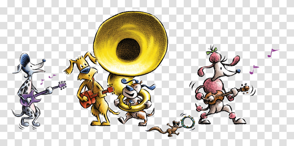 Dance Party, Horn, Brass Section, Musical Instrument, Tuba Transparent Png