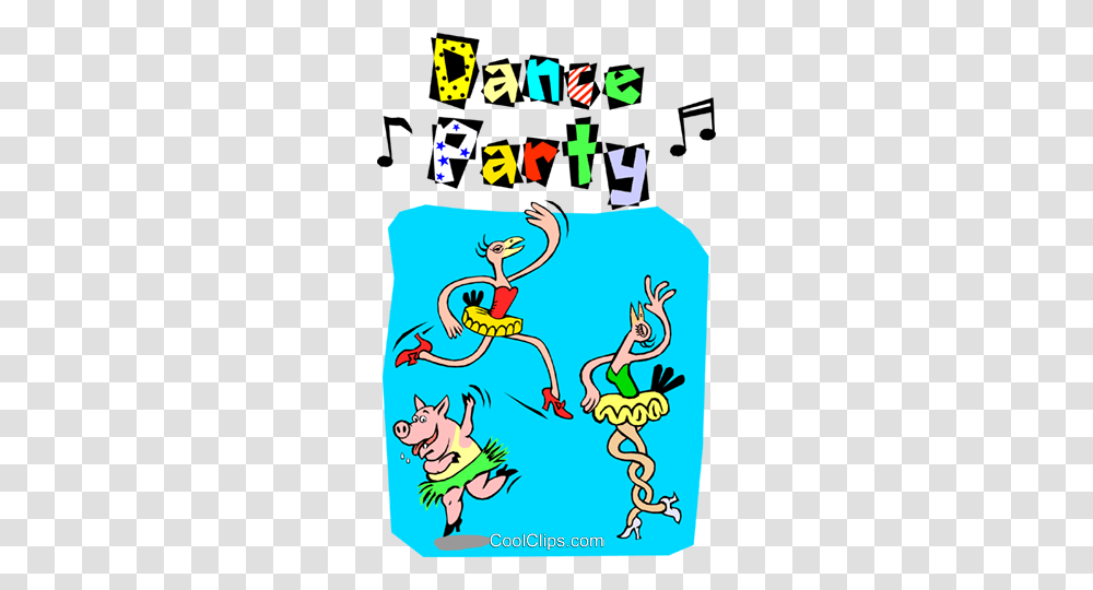 Dance Party Royalty Free Vector Clip Art Illustration, Leisure Activities, Animal, Outdoors Transparent Png