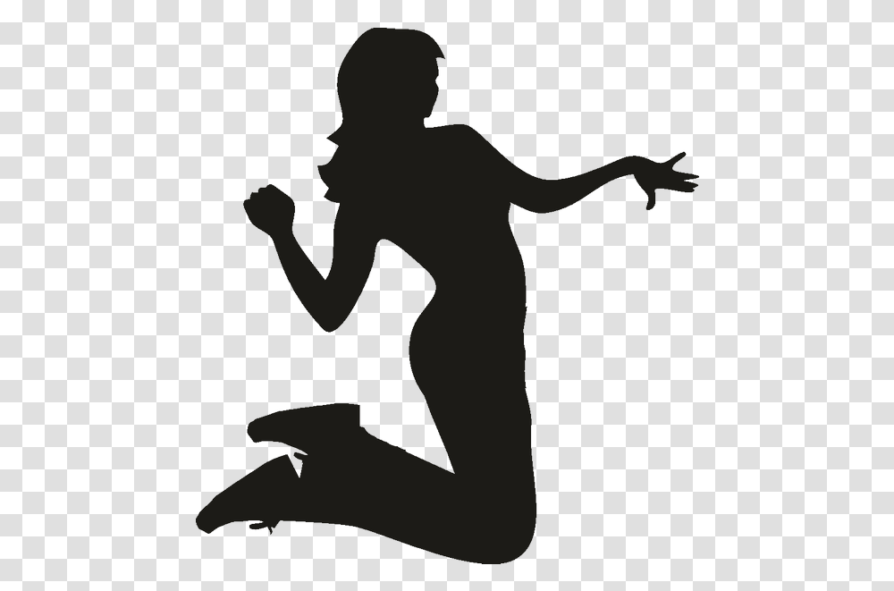 Dance Party Silhouette Dancing Silhouettes, Person, Human, Kneeling Transparent Png