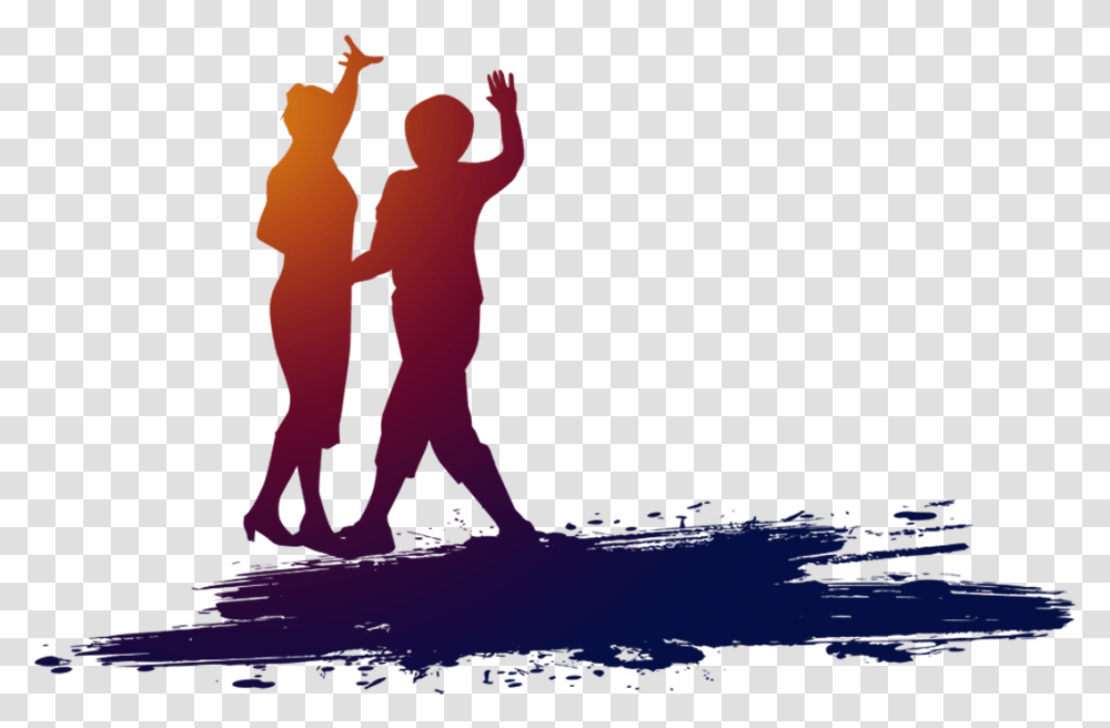Dance Poster Square Dancing Stage Dance, Silhouette, Dance Pose, Leisure Activities, Back Transparent Png