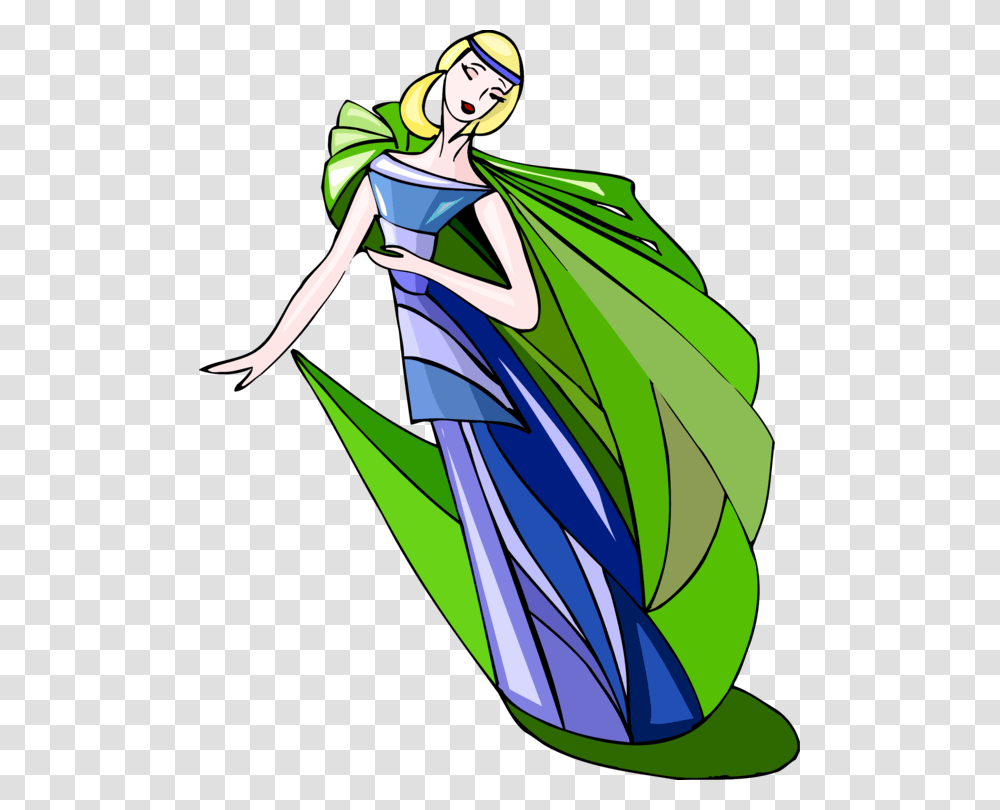 Dancer Cartoon Character Dress Dance, Floral Design, Pattern Transparent Png