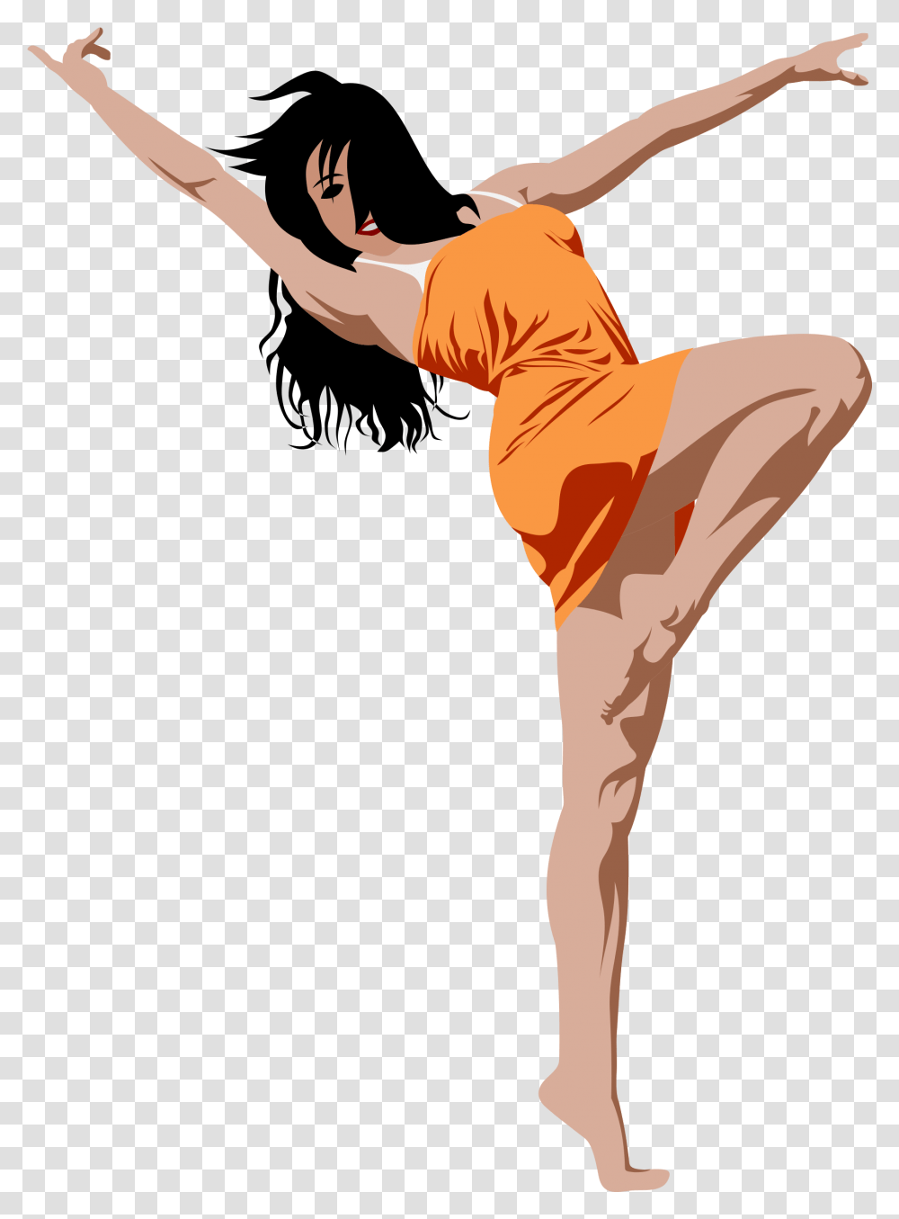 Dancer Clipart Girl Dancing, Person, Leisure Activities, Dance Pose, Ballet Transparent Png