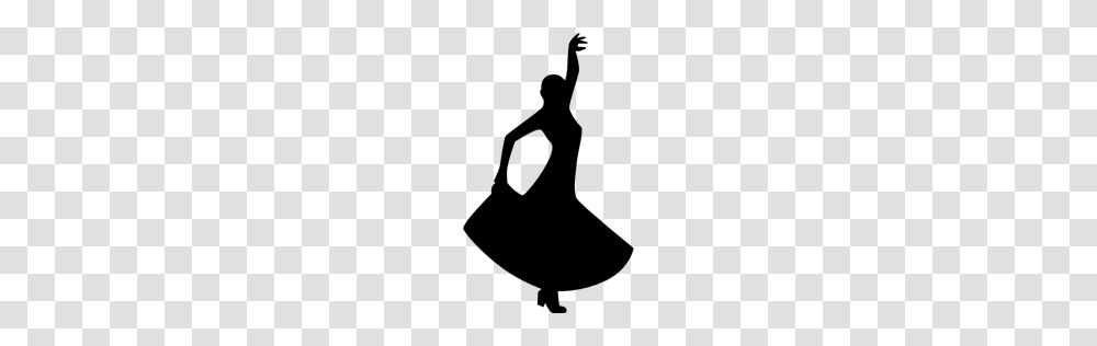 Dancer People Female Person Shape Dancing Flamenco, Gray, World Of Warcraft Transparent Png