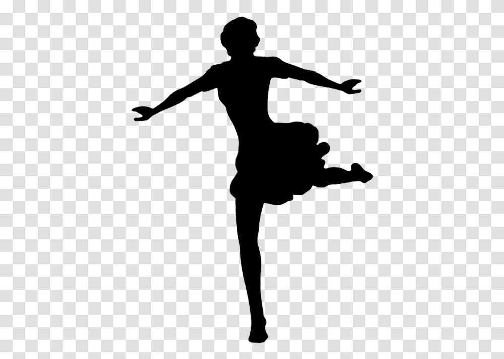 Dancer Silhouette Background Dancer Silhouette Clipart, Person, Human, Sport, Sports Transparent Png