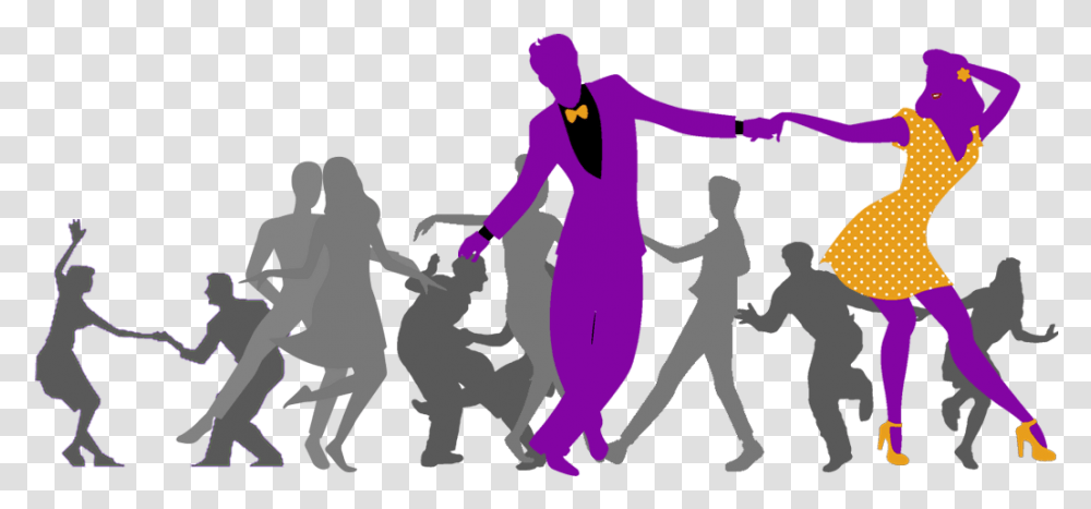 Dancers Illustration, Person, People, Silhouette, Family Transparent Png
