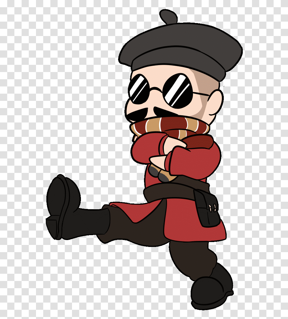 Dancing Animation Brigadier Ketchup Dancing Animated Soldier Gif, Person, Human, Sunglasses, Accessories Transparent Png