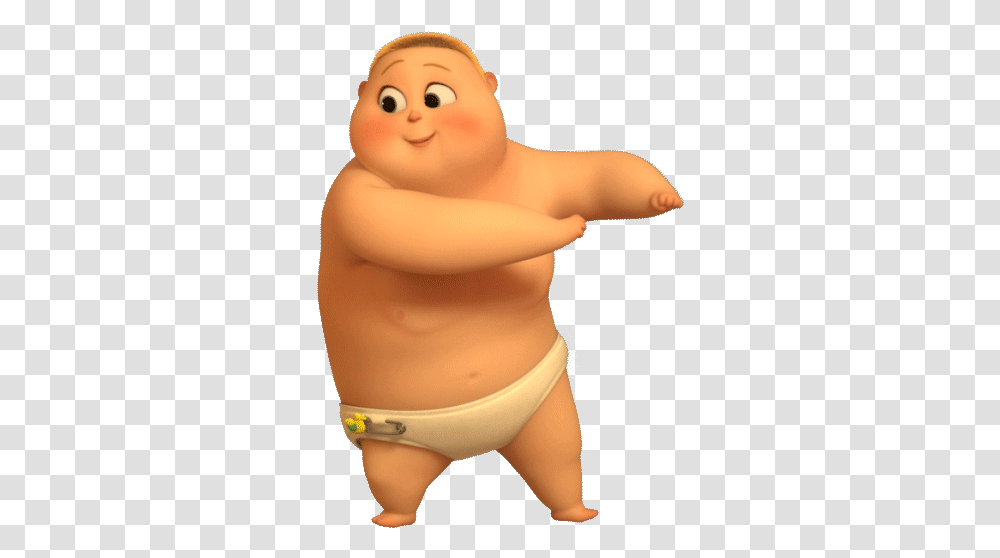 Dancing Boss Baby Gif, Doll, Toy, Diaper, Person Transparent Png