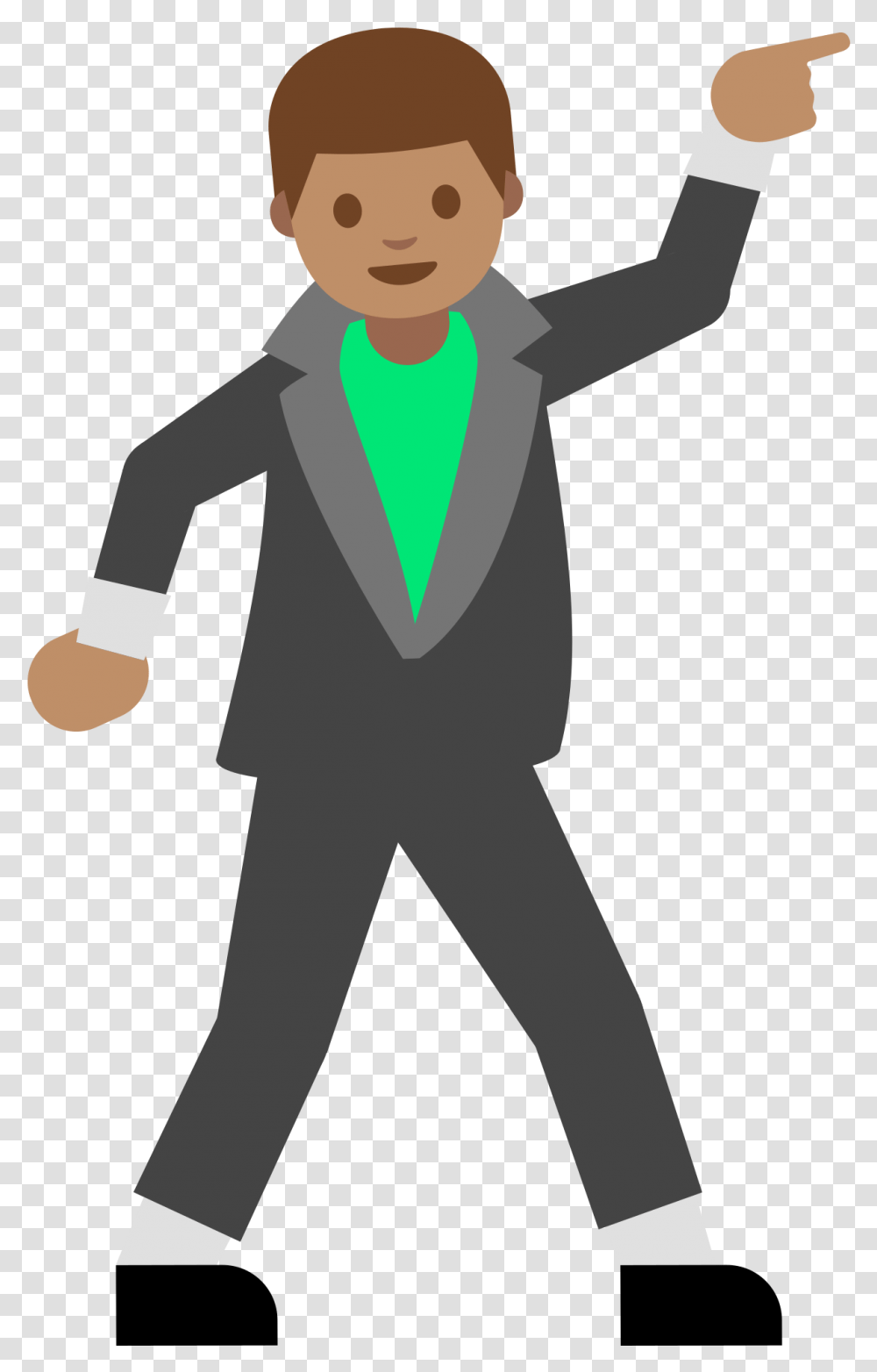 Dancing Cartoon Gif, Person, Suit, Overcoat Transparent Png