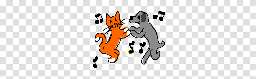 Dancing Cat Dog Clipart Free Clipart, Animal, Person, Mammal, Wildlife Transparent Png