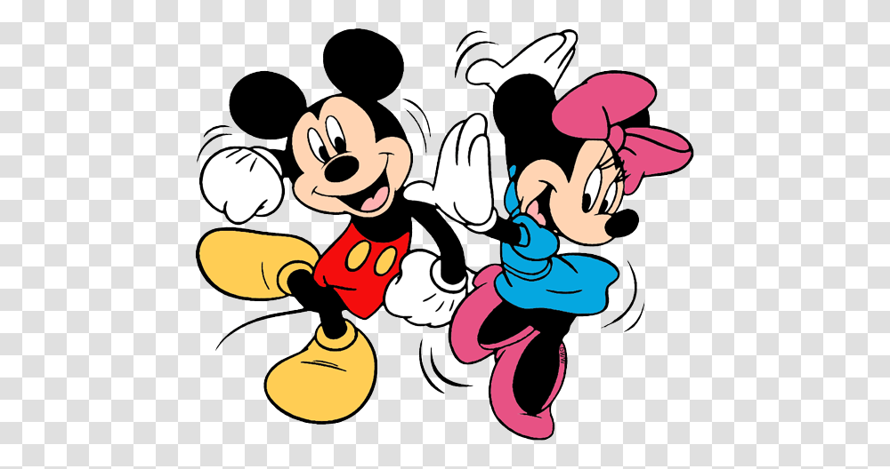 Dancing Clipart Minnie Mouse, Drawing, Doodle, Outdoors, Crowd Transparent Png