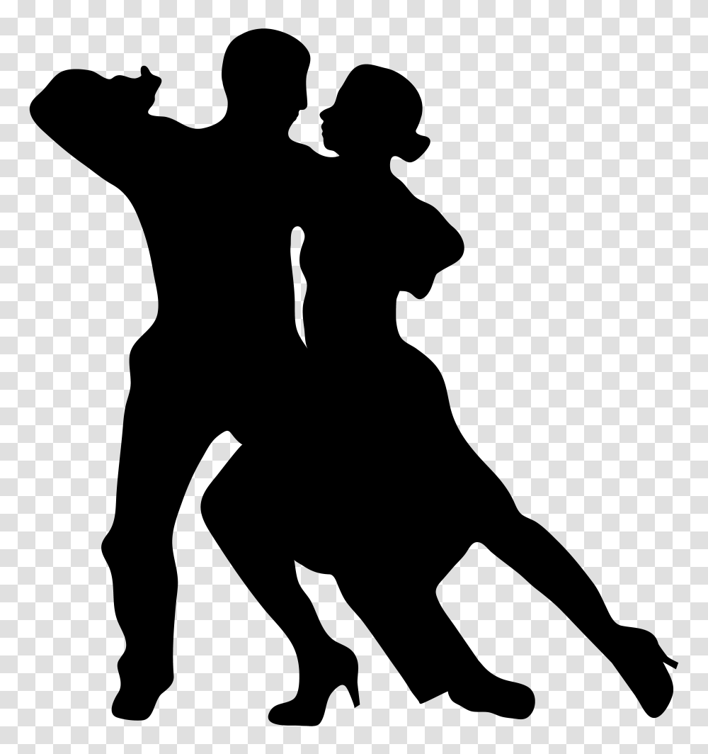 Dancing Couple Clipart Clip Art Images, Silhouette, Plot Transparent Png