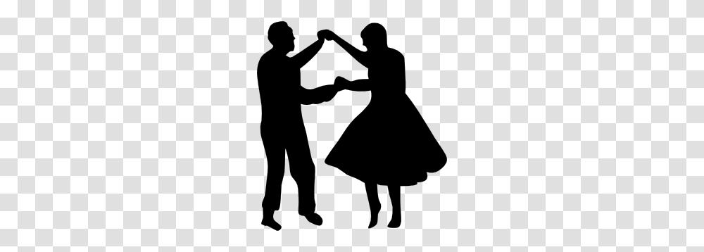 Dancing Couple Fifties Clip Art Cover Clip Art, Silhouette, Person, Hand, People Transparent Png