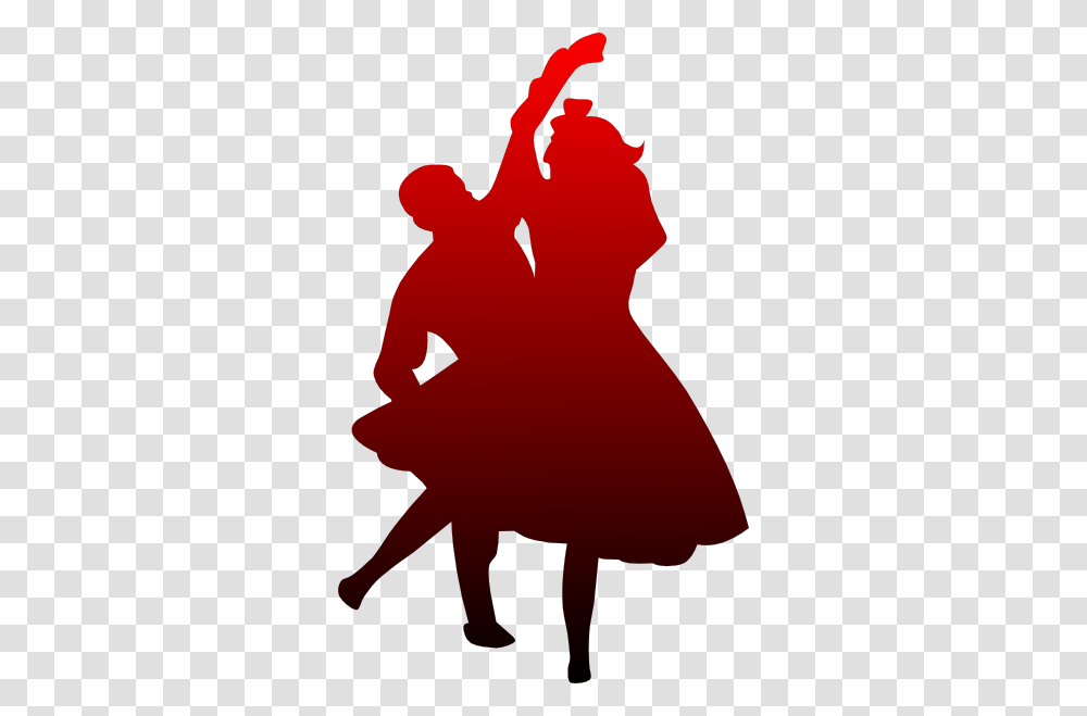 Dancing Couple In Red To Back Clip Art Glasses, Silhouette, Person, Human, Dance Pose Transparent Png