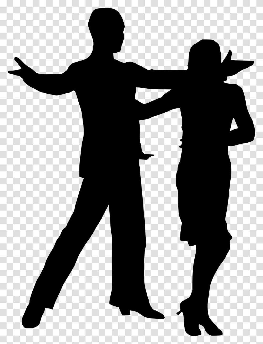 Dancing Couple Silhouette, Person, Human, Hand, People Transparent Png