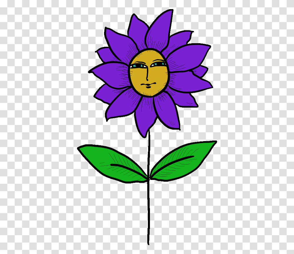 Dancing Flower Clipart Gif Dancing Flower Gif, Plant, Face, Daisy, Petal Transparent Png
