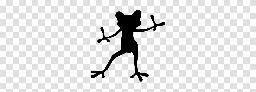 Dancing Frog Mom Or Dad Family Sticker, Silhouette, Person, Human, Stencil Transparent Png