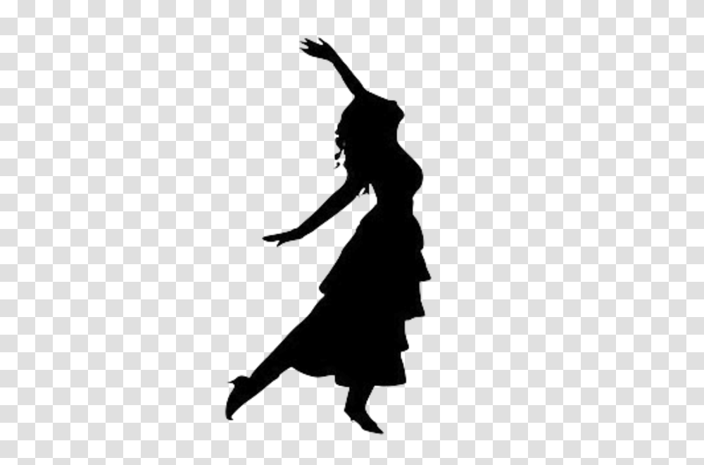 Dancing Girl Silhouette Clip Art Humans Girl, Dance Pose, Leisure Activities, Performer, Person Transparent Png